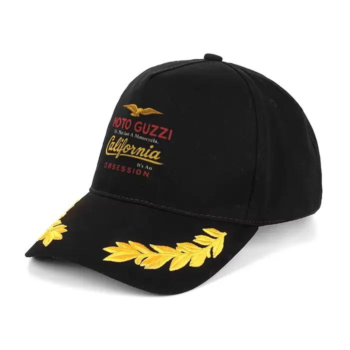 Casquette de baseball MOTO GUZZI California Obsession avec broderie d'aigle doré et de laurier