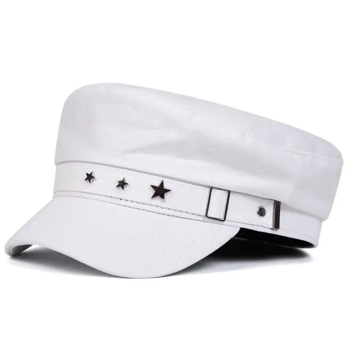 Béret noir pour femme style rétro britannique chapeau militaire coréen élégant pour mères occasions spéciales printemps automne