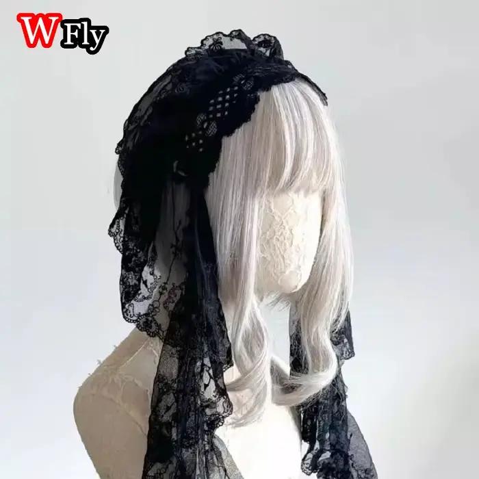 Couvre-chef style voile Steampunk Y2K pour femmes