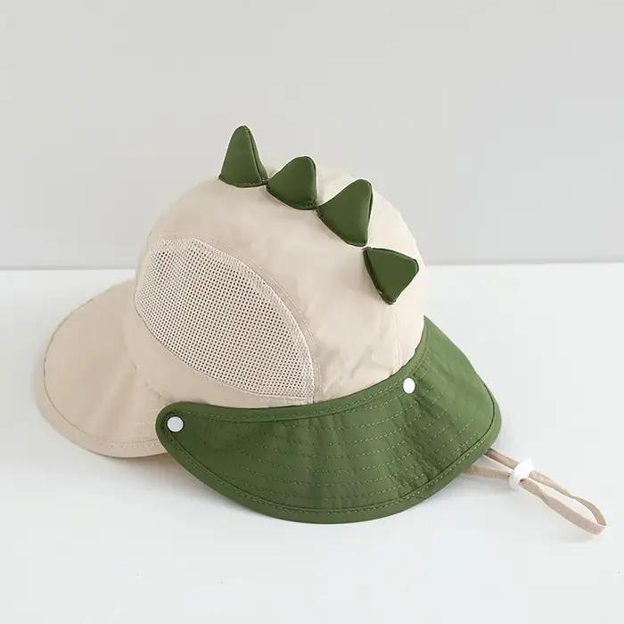Chapeau de soleil pour bébé avec oreilles d'ours et de lapin