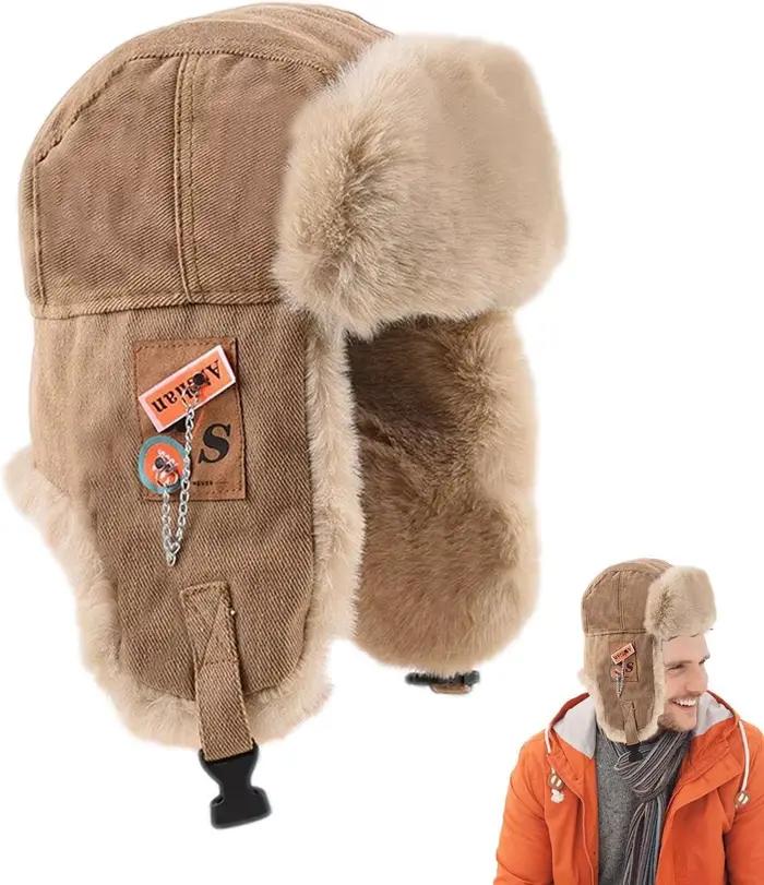 Chapeau de bombardier pour hommes
