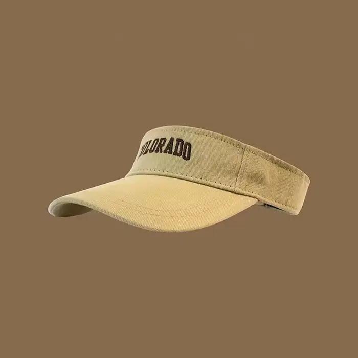 Alpinisme Simple chapeau de soleil pour hommes lettre équipement de sport