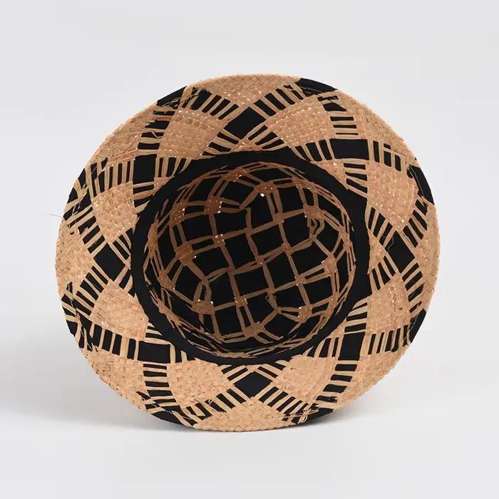 Chapeau de paille en raphia pour femmes