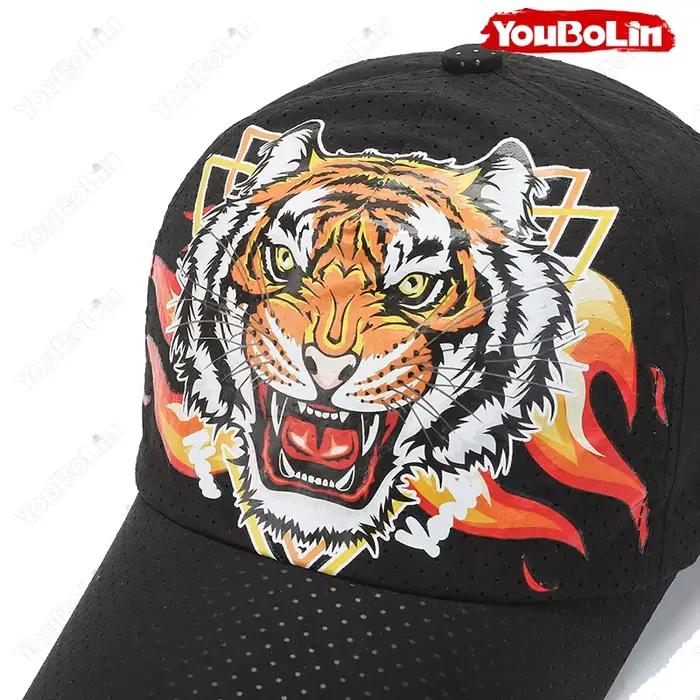 Casquette de baseball à motif tigre pour l'extérieur