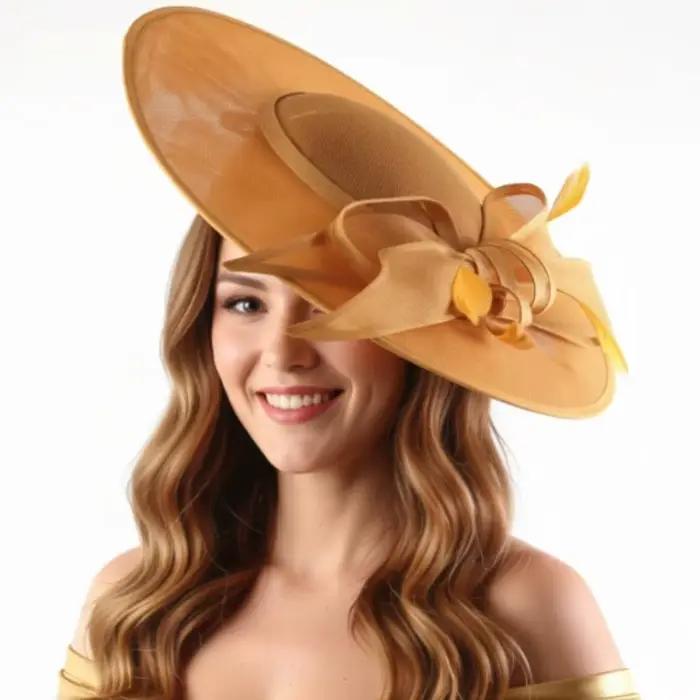 Bandeau Fascinateur Tendance à Large Bord pour Femme Occasions Spéciales Polyvalent Polyester Style Sport Décontracté Élégant Pour Mariage Cérémonie Religieuse Tea Party