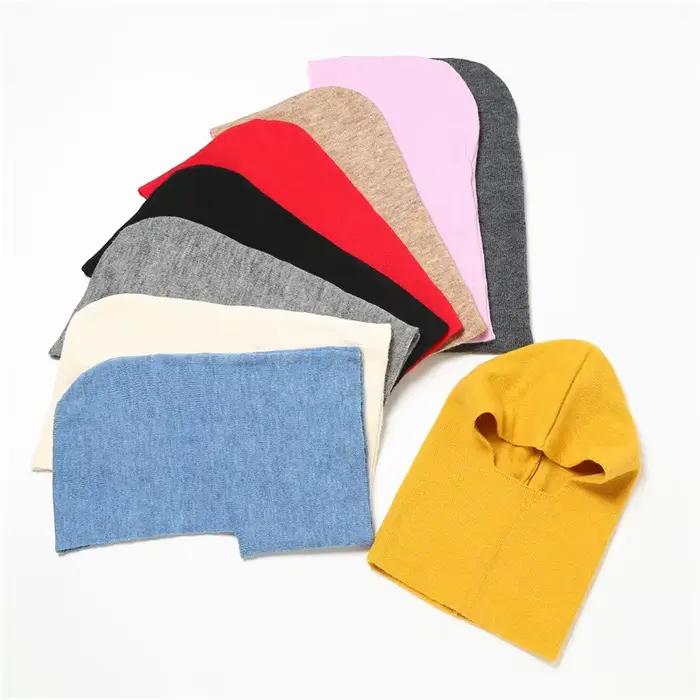 Bonnet à col rond tricoté pour homme et femme