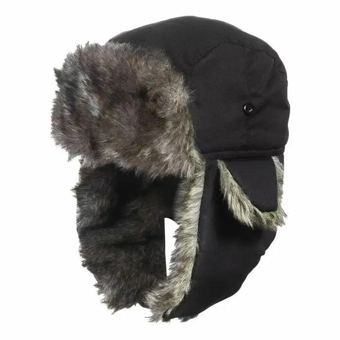 Chapeau de trappeur Ushanka pour hommes chapeau de trappeur russe casquette à rabat d'oreille hiver extérieur polyvalent pour activités hivernales et événements spéciaux