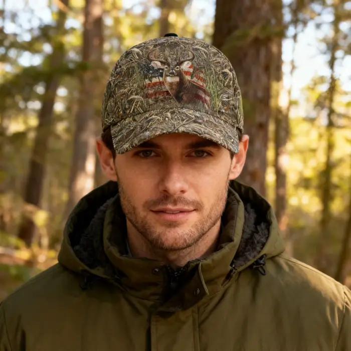 Casquette de Baseball Camouflage cerf en cours d'exécution
