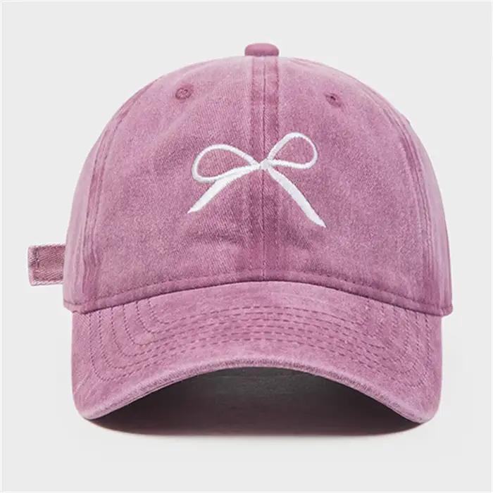 Casquette de Baseball délavée en coton pour femmes