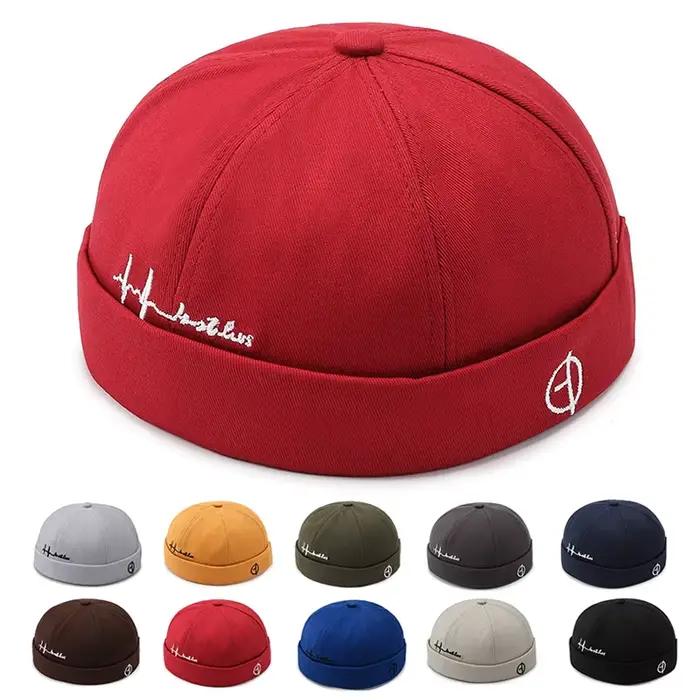 Chapeau sans bord vintage pour hommes et femmes