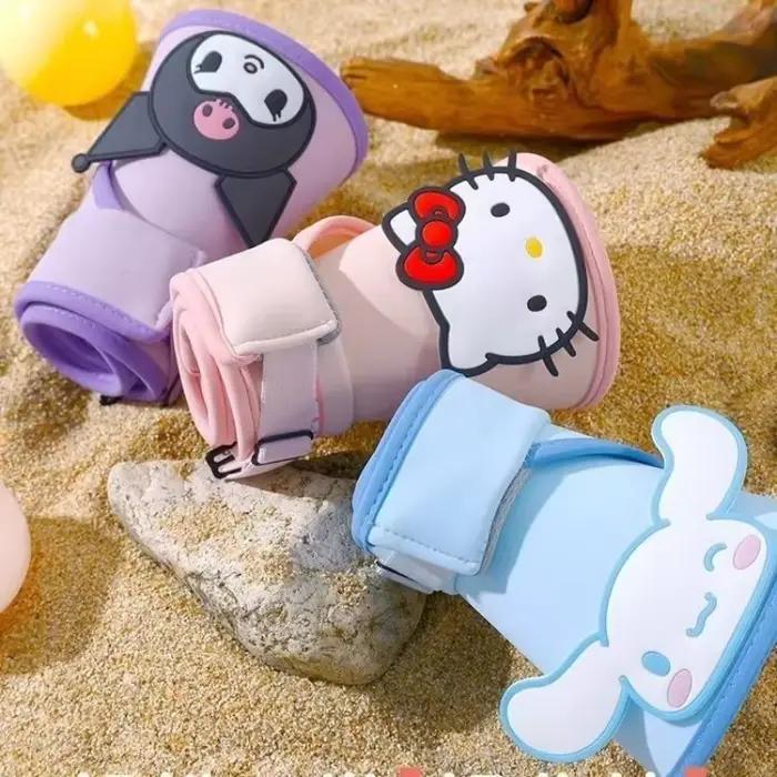 Chapeau de soleil réglable à large bord Kawaii Sanrio