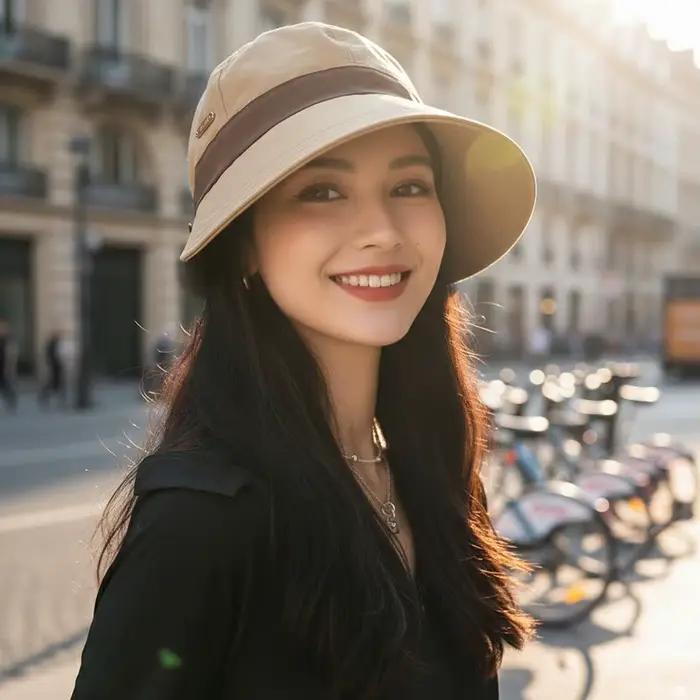 Casquette de pêcheur à séchage rapide pour femmes