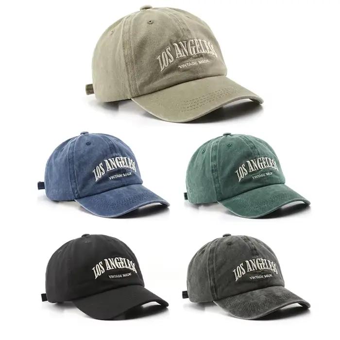 Casquette de Baseball en coton pour hommes et femmes Mode Broderie Chapeau