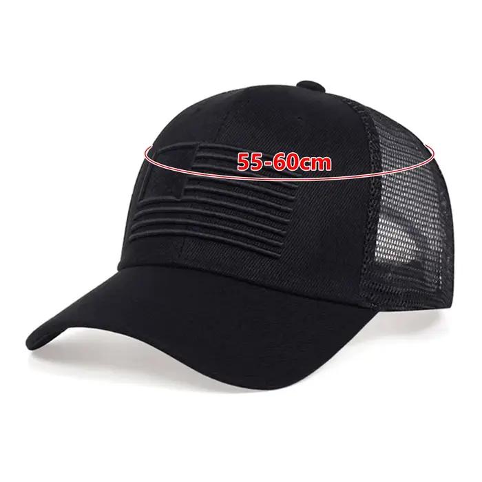 Casquette de baseball brodée drapeau américain