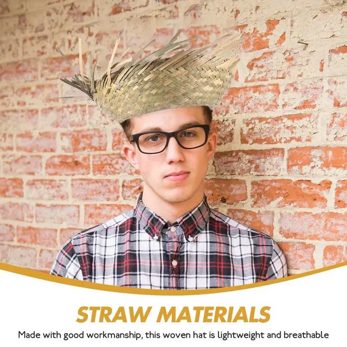 Chapeau de paille de plage pour homme