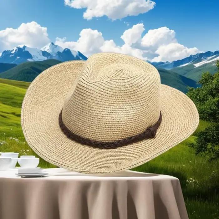 Chapeau de paille pour femmes et hommes