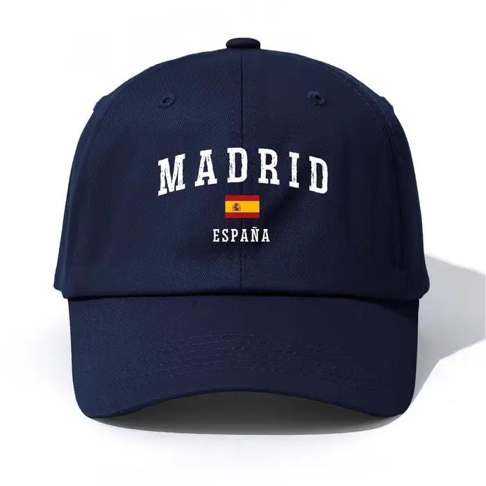 Casquette de Baseball imprimée MADRID pour adultes