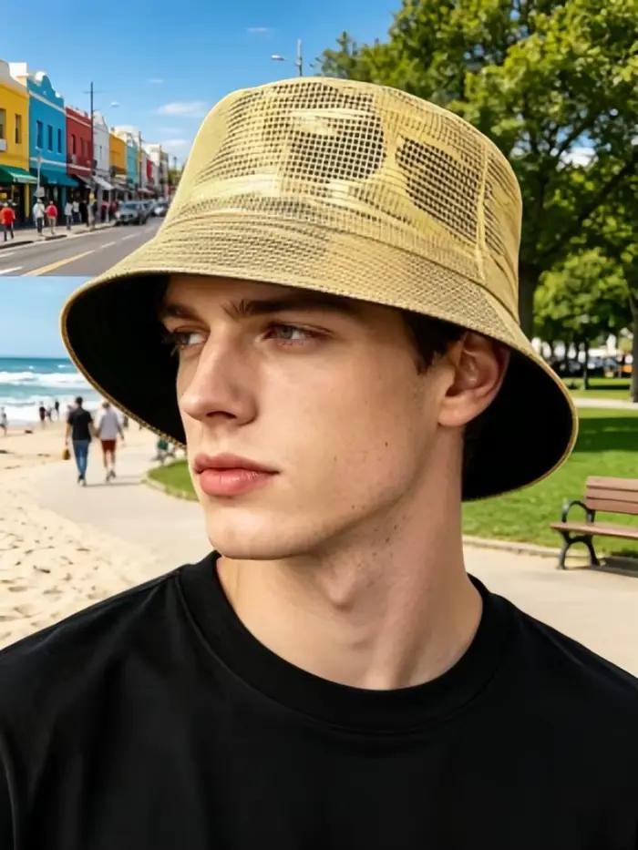 Chapeau de pêche réversible
