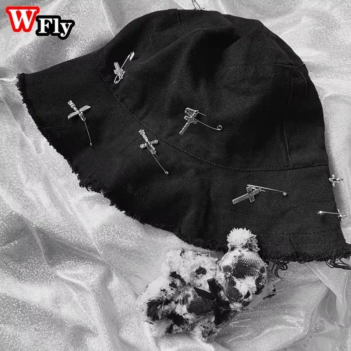Chapeau en toile unisexe Punk Cross