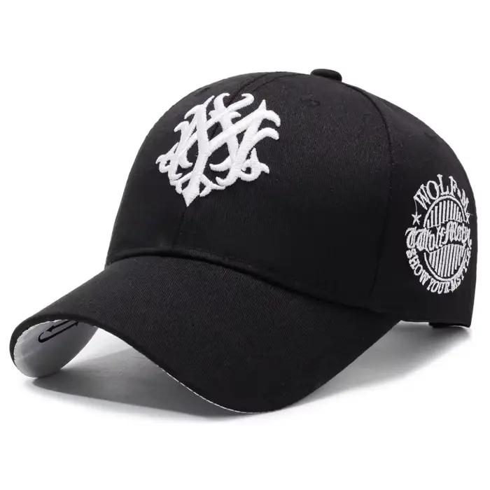 Casquette de baseball vintage gothique brodée « NY »