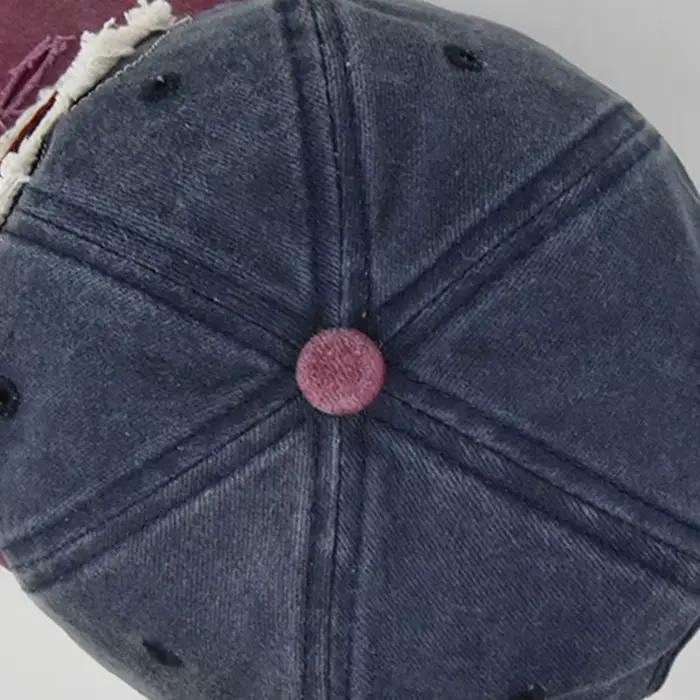 Athlète ​ Casquettes de Baseball délavées étoiles