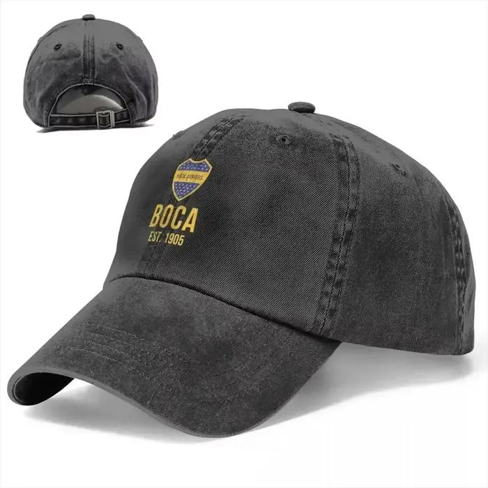Boca Juniors casquettes de Baseball mode Denim tissu chapeaux en plein air réglable Casquette Streetwear
