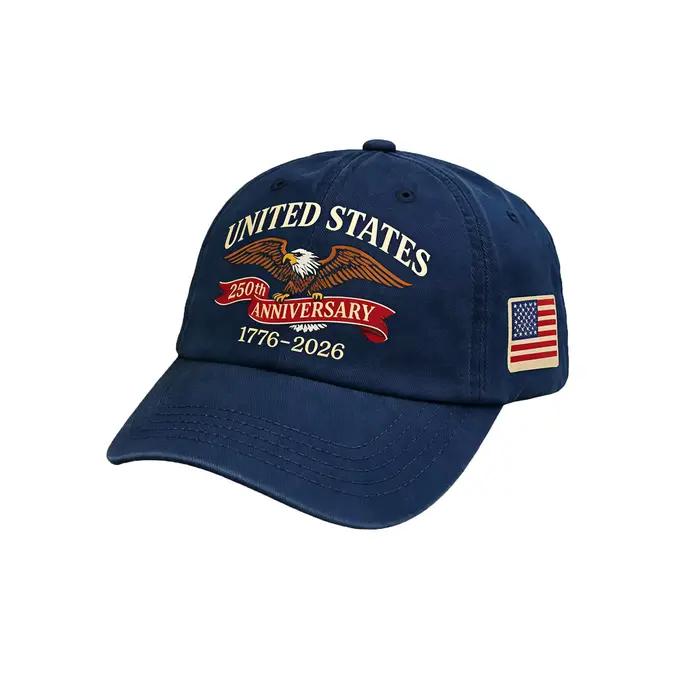 Casquette de baseball patriotique USA 250ème anniversaire