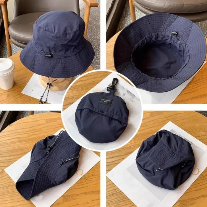 Chapeau de pêcheur pliable pour hommes et femmes