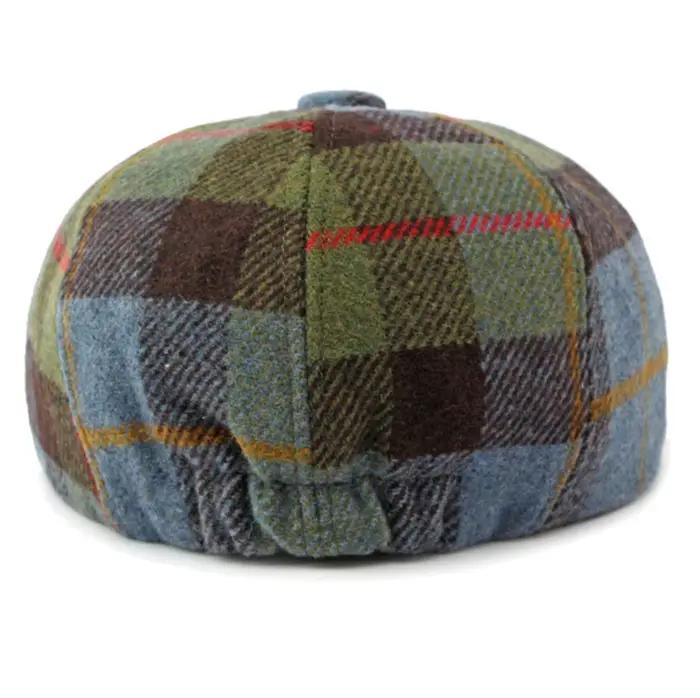 Bérets hommes femmes automne hiver casquette plate octogonale rétro artiste peintre béret chapeau