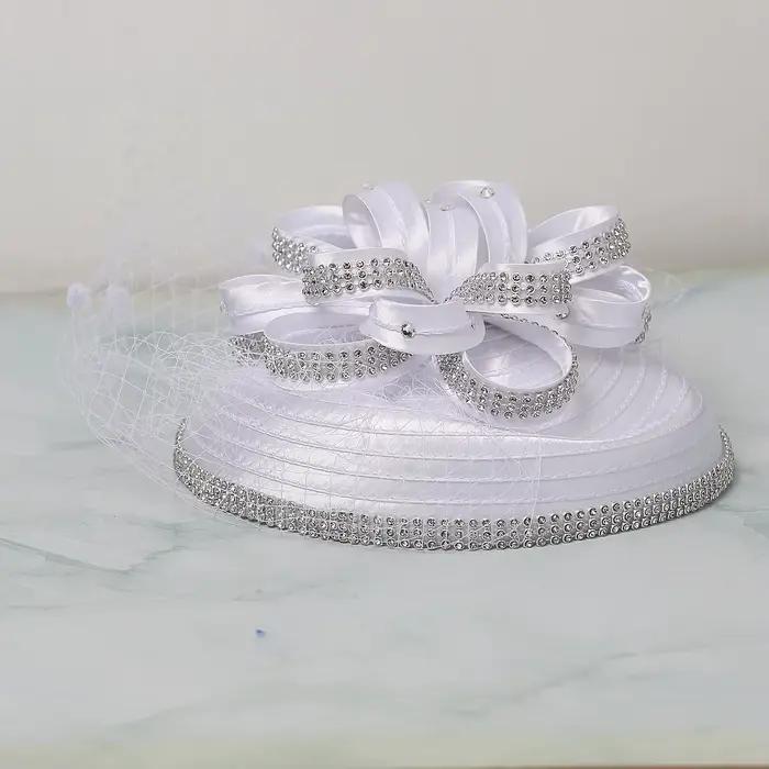 Chapeau bibi élégant de luxe FS pour femme