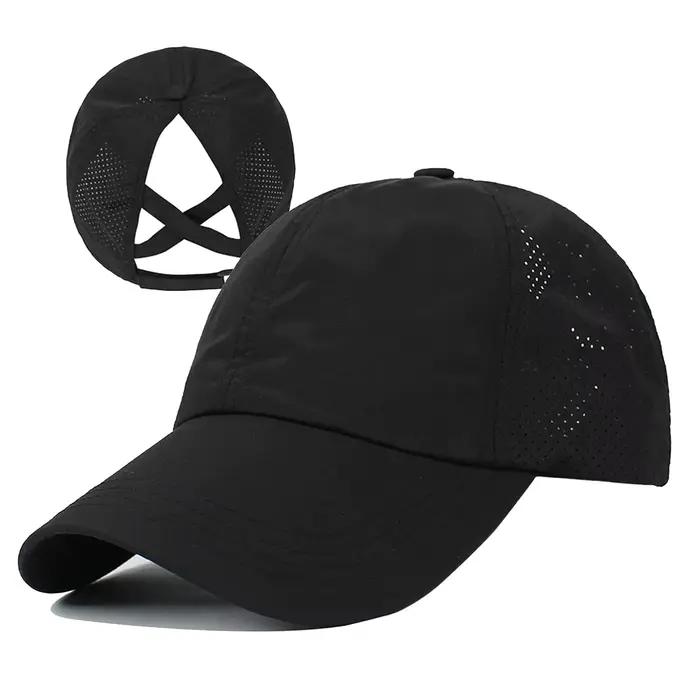 Casquettes de Baseball Queue de Cheval pour Femme