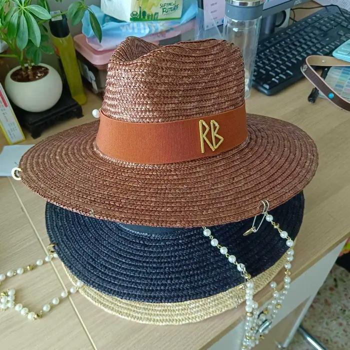 Paille Rancher été femmes chapeau