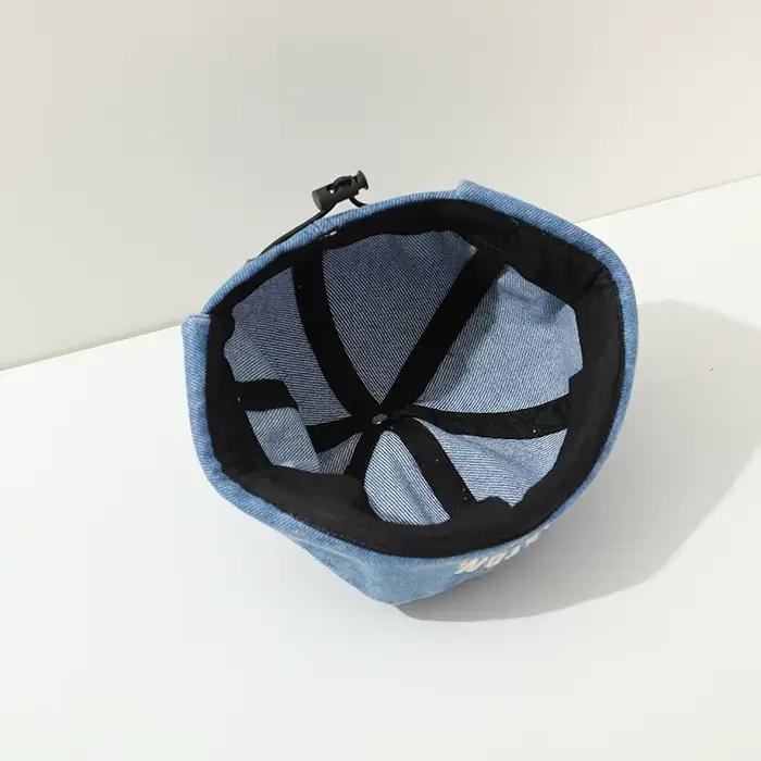 Casquette de melon en Denim coréen pour bébé