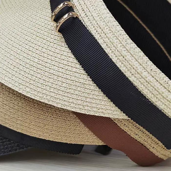 Casquette pare-soleil d'été à large bord pour femme