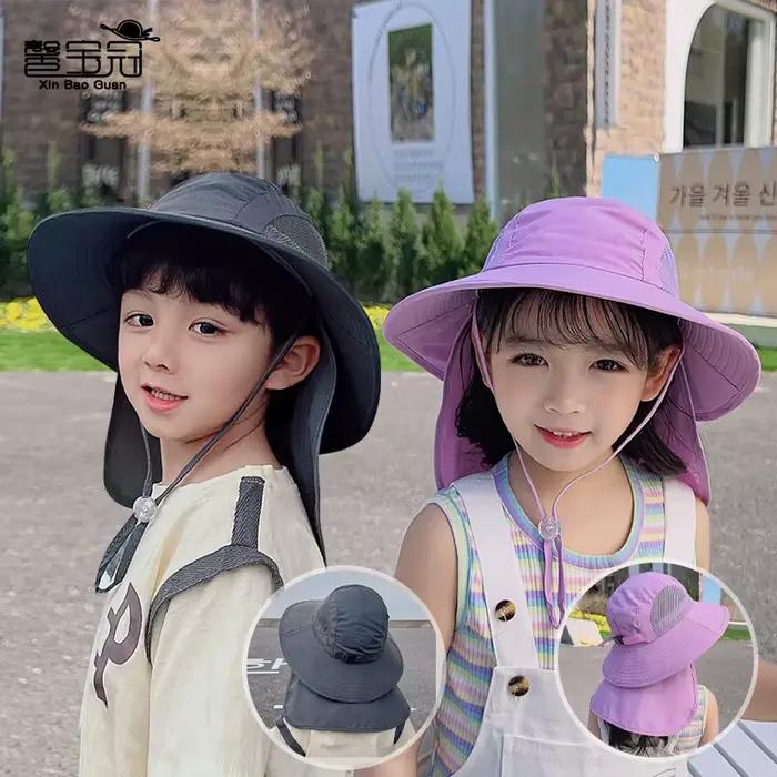 Chapeau de soleil pour garçons de 2 à 8 ans