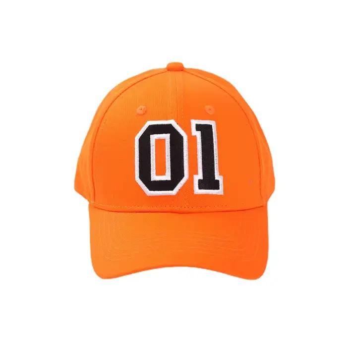 General Lee 01 Cosplay chapeau broderie unisexe coton Orange bon OL' Boy Dukes casquette de Baseball réglable