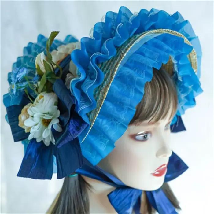 Chapeau de soleil en dentelle fait à la main pour femme