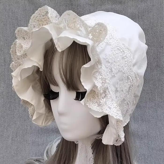 Bonnet victorien pèlerin pour femmes