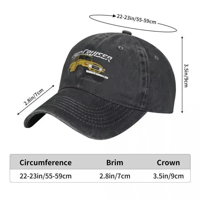 Casquette de baseball tout-terrain vintage unisexe