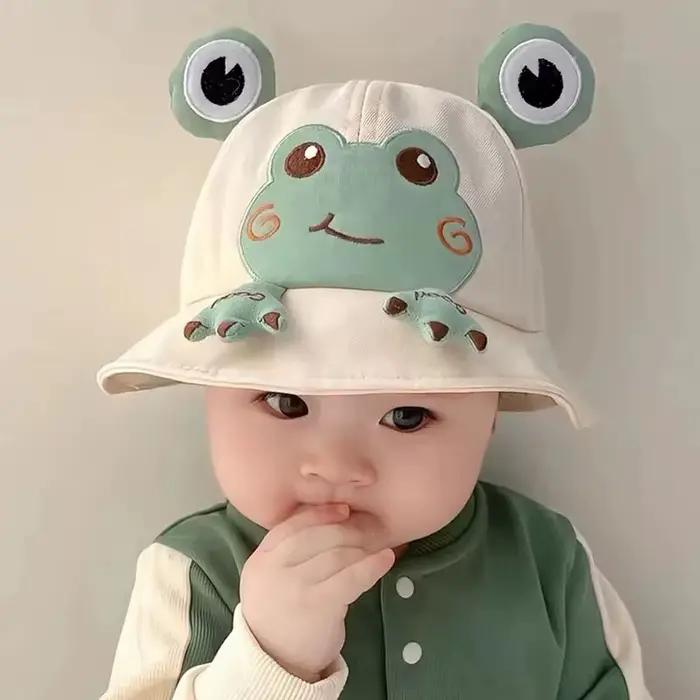 Chapeau de pêcheur Faitolagi Mignon en Coton et Polyester pour Enfants de 4 à 6 Ans Occasions Estivales et Plage
