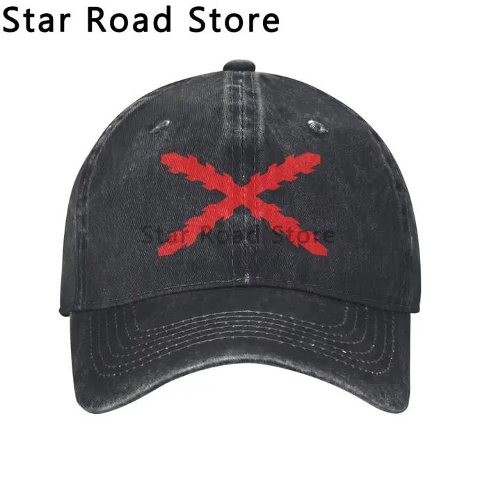 Casquette de Baseball Unisexe avec Croix de Bordeaux Espagnole