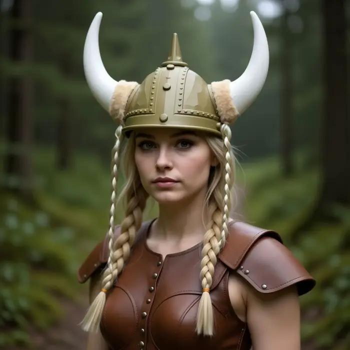 Casque Viking Médiéval en Corne de Buffle avec Design Classique pour Costumes d'Halloween