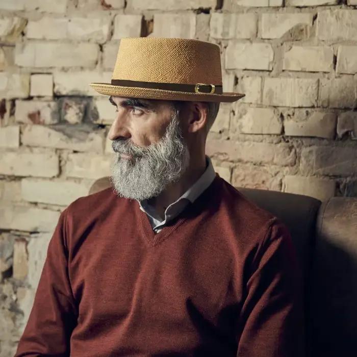 Chapeau de paille d'été de Style français pour hommes
