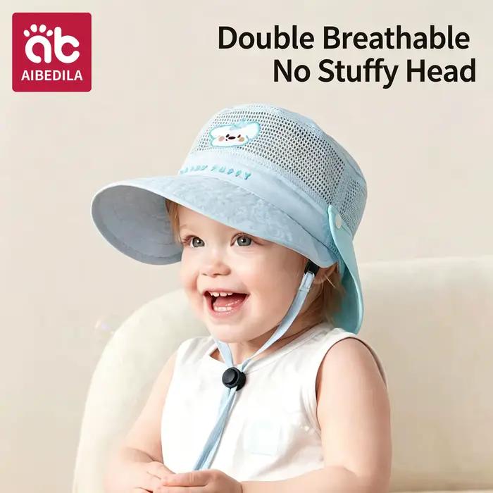 Chapeau de soleil UPF50+ pour enfants, coton, streetwear, ajustable, protection solaire, plage, jeux, occasions spéciales
