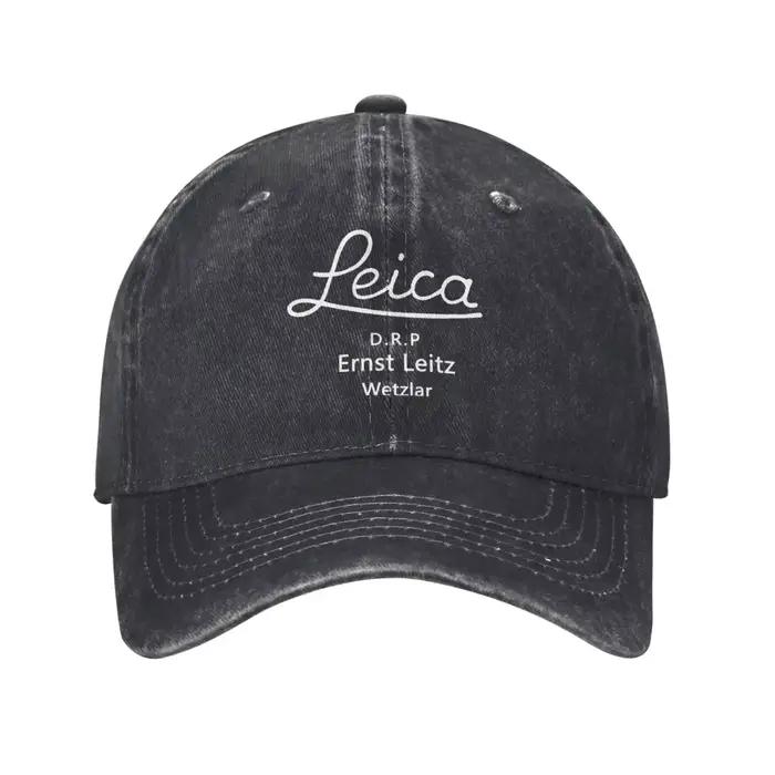Casquette de Baseball à visière Leica pour hommes et femmes