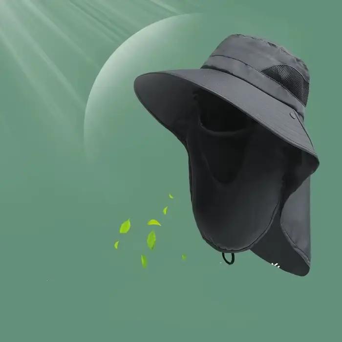 Chapeaux de soleil d'été Protection UV casquette de pêche de chasse en plein air pour hommes femmes randonnée Camping
