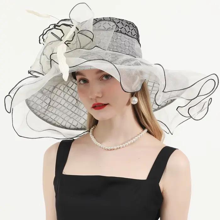 Chapeau d'été à large bord pour femme