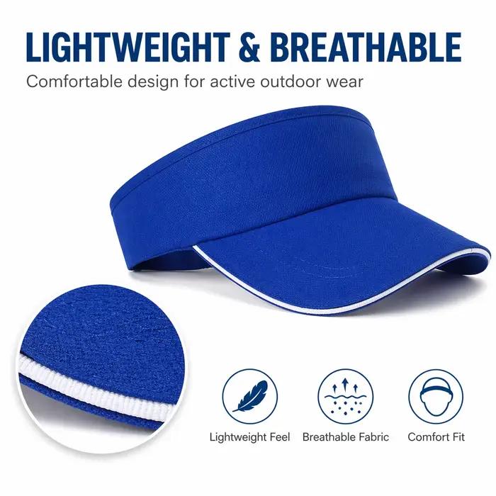 Casquette de soleil sport réglable pour femmes et hommes