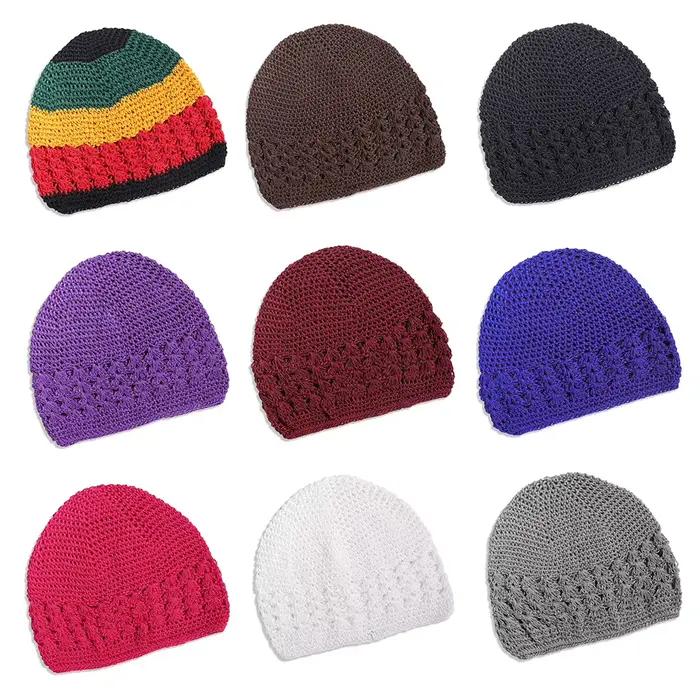 Chapeau tricoté à la main