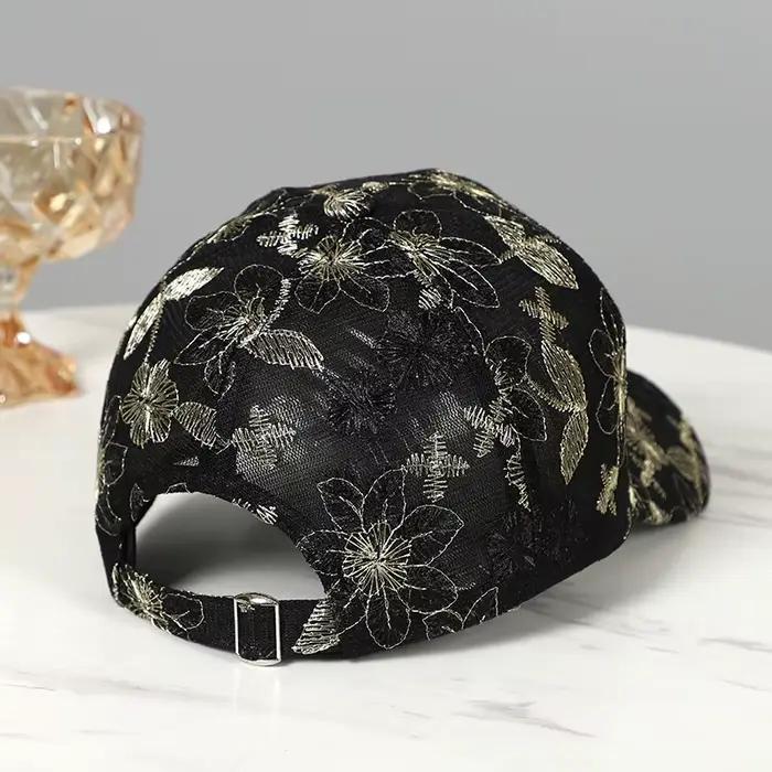 Casquette de sport en dentelle pour femme